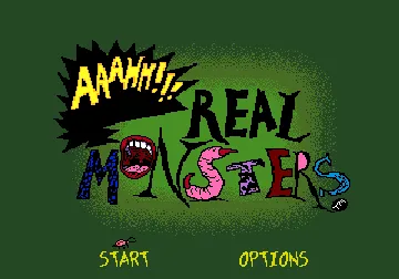 Aaahh!!! Real Monsters (Europe) screen shot title